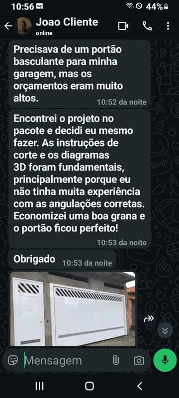 Depoimento Cliente 1